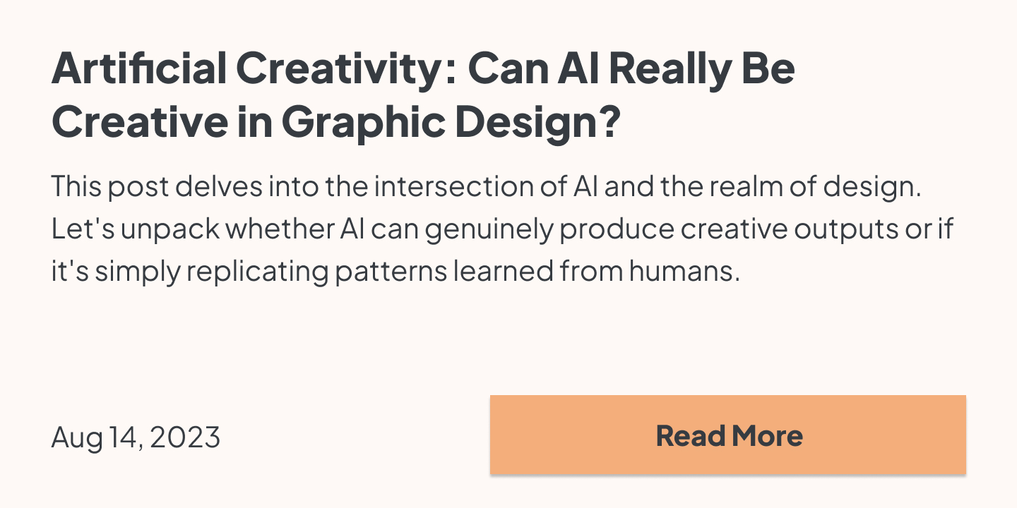 This post delves into the intersection of AI and the realm of design. Let's unpack whether AI can genuinely produce creative outputs or if it's simply replicating patterns learned from humans.